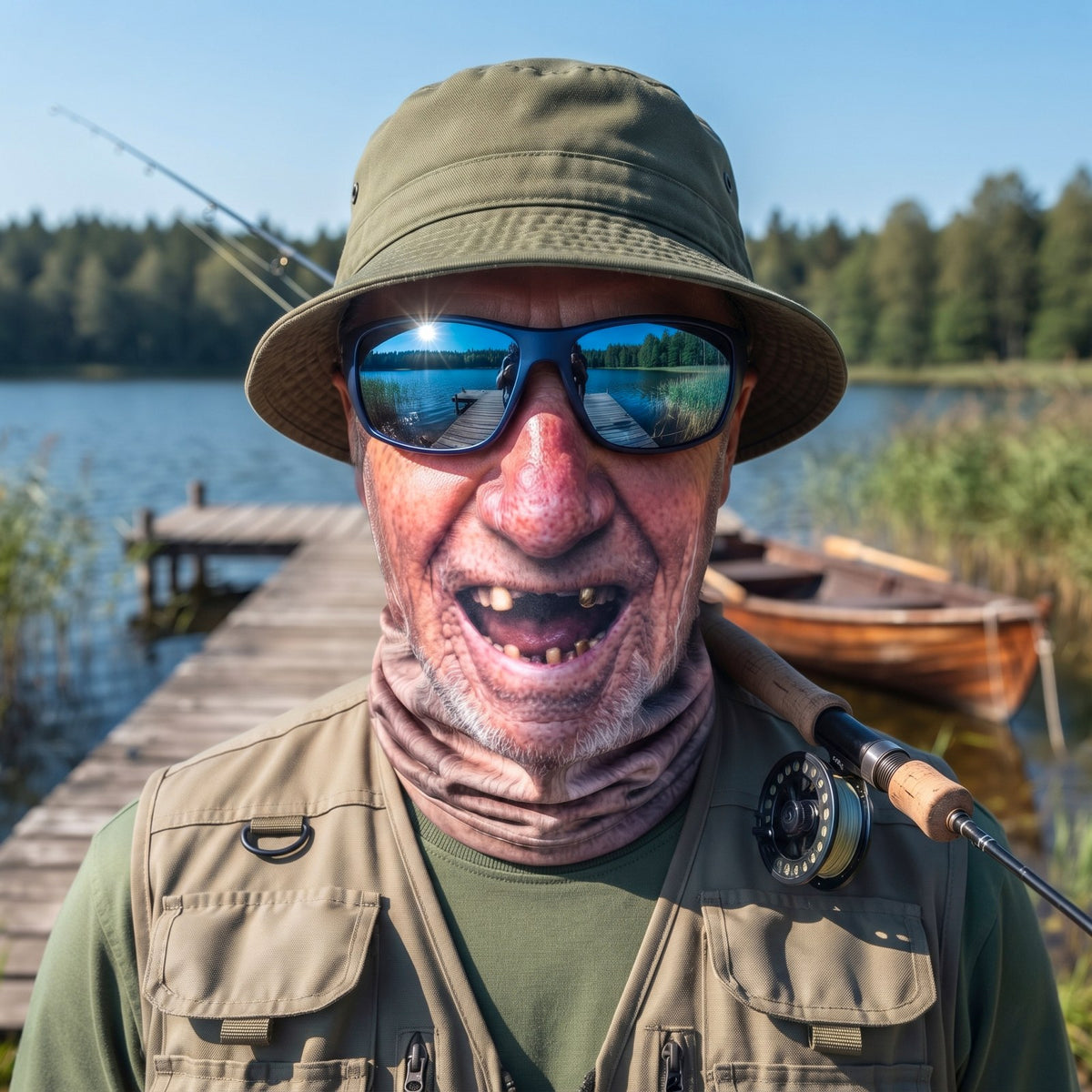 Mugshot Fishing Mask