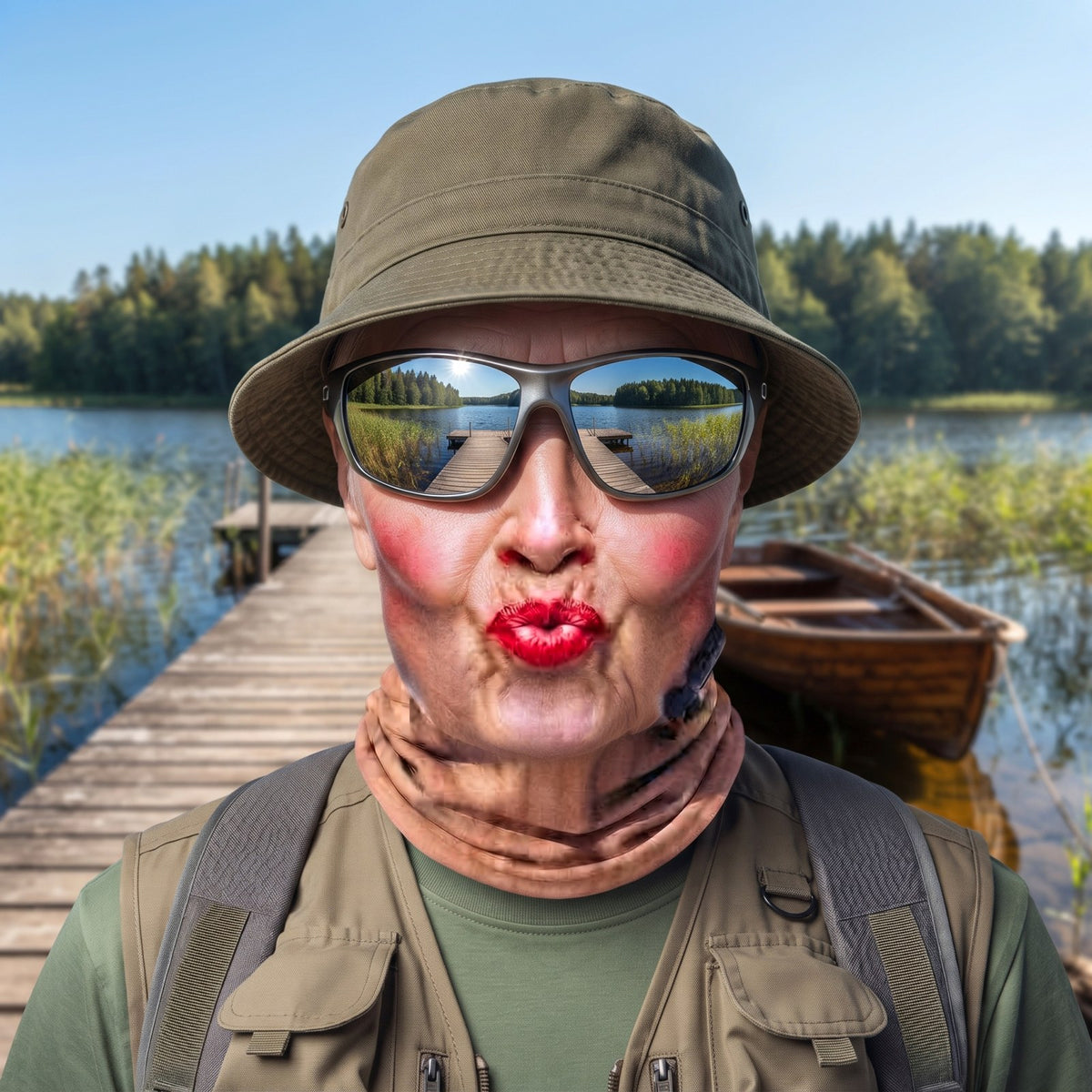 Mugshot Fishing Mask